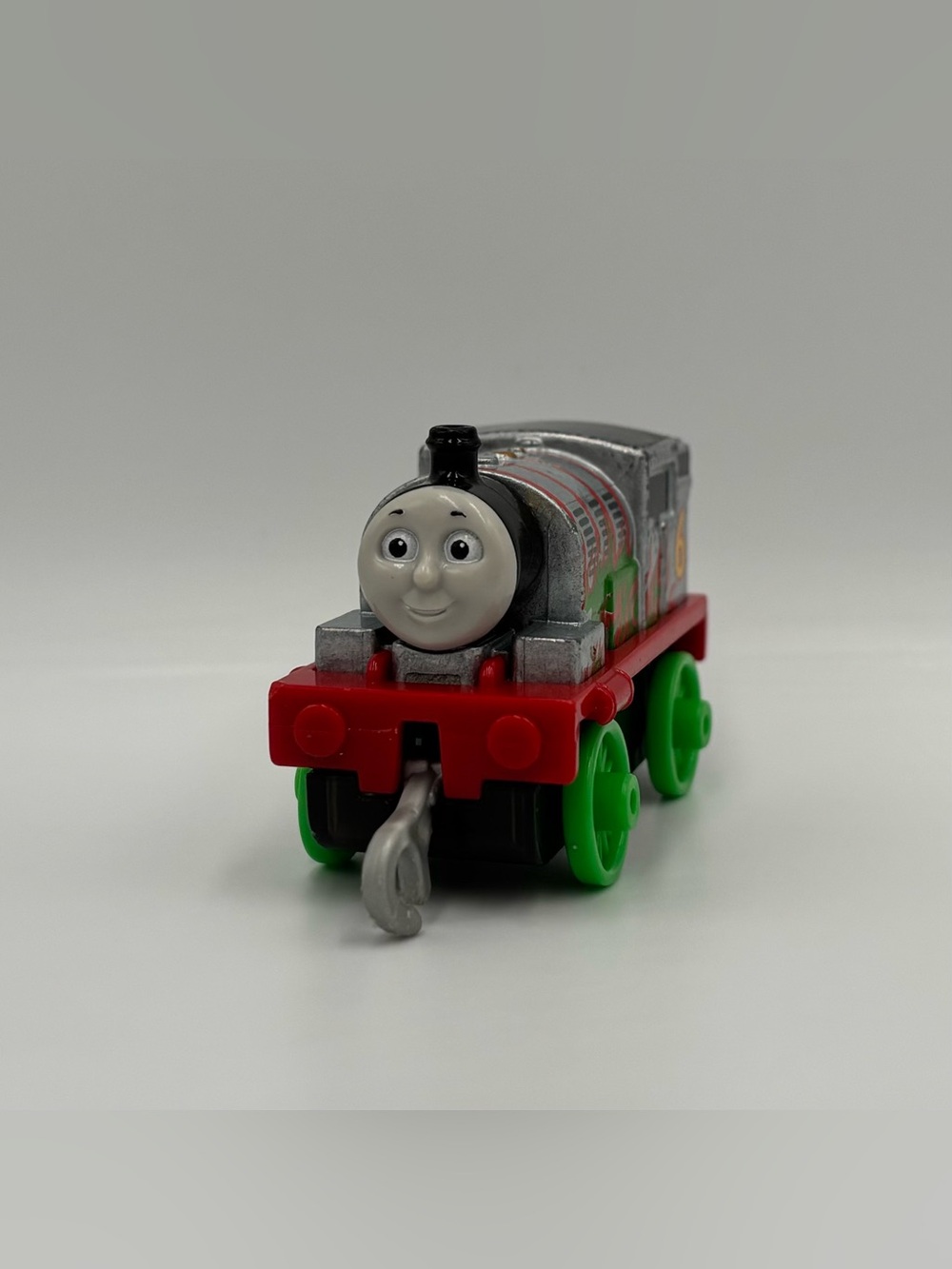 RARE Thomas & Friends Flames Graffiti Racing Percy Push Along Diecast Train Toy